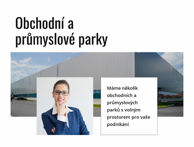  Průmyslová budova Šablona HTML