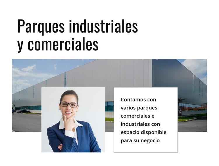  Edificio industrial Plantilla CSS