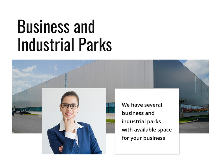  Industrial building HTML Template