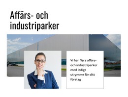 HTML-Sida För Industribyggnad