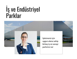 Endüstriyel Bina - Profesyonel Web Sitesi Şablonu