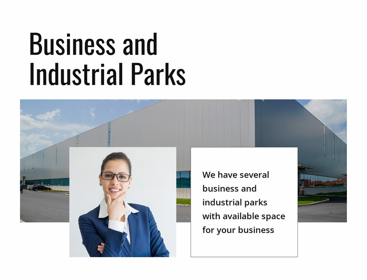  Industrial building Landing Page