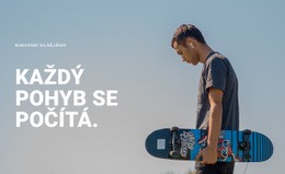 Počítejte S Každým Pohybem – Šablona Návrhu Webu