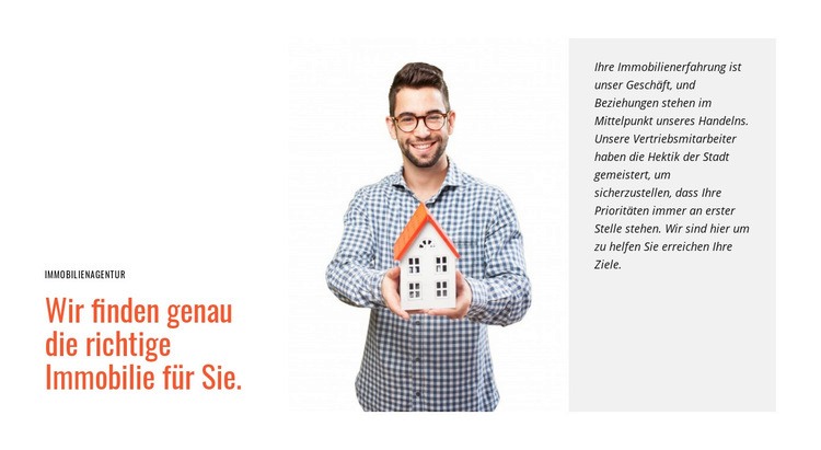 Villen und Wohnungen zu verkaufen Website-Modell