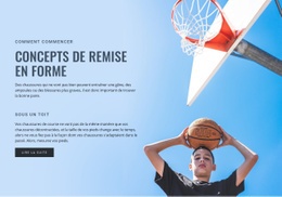 Créez Votre Propre Site Web Pour Concepts De Remise En Forme