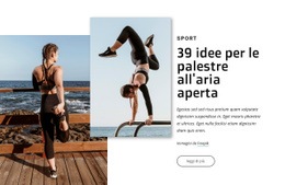 Idee Per Palestre All'Aria Aperta - Progettazione Creativa Del Sito Multiuso