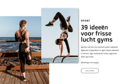 Ideeën Voor Frisse Lucht Gyms - Eenvoudig Te Gebruiken WordPress-Thema