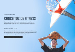 Conceitos De Fitness - Modelo De Site HTML