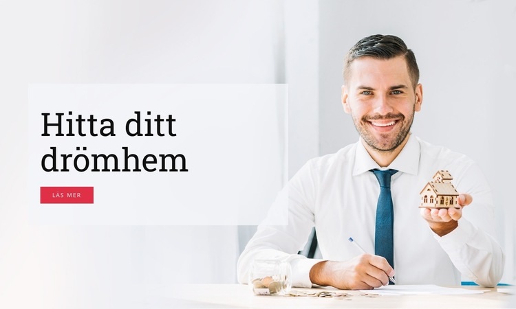 Att hitta och köpa det perfekta hemmet Hemsidedesign