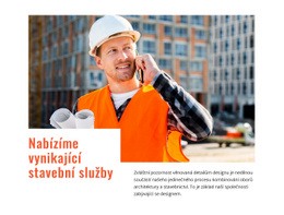 Vynikající Stavební Služby – Šablona Stránky HTML