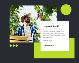 Hogar & Jardín Plantillas Html5 Responsivas Gratuitas