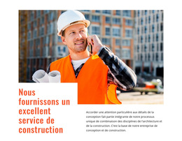 Concepteur De Produits Pour Excellent Service De Construction