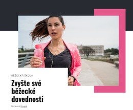 Zvyšte Své Běžecké Schopnosti – Responzivní Šablony Webových Stránek