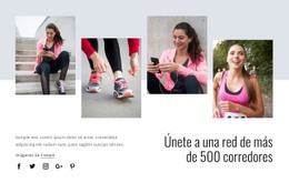 Corre Por Una Vida Más Saludable - Diseño De Sitio Web Adaptable