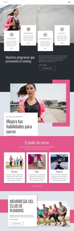 Comunidad Para Correr Y Caminar - Plantillas En Línea