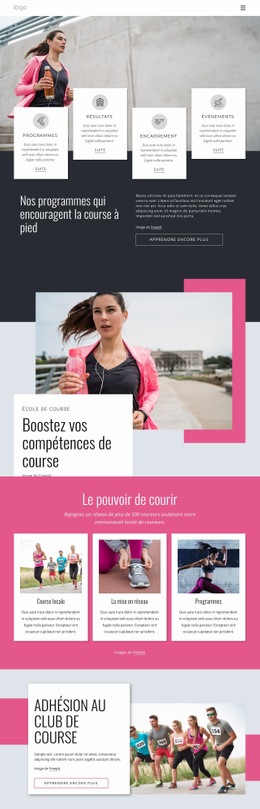 Communauté De Course Et De Marche - HTML File Creator