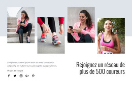 Courir Pour Une Vie Plus Saine - Modèle HTML Simple