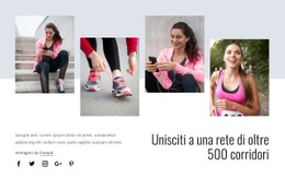 Corri Per Una Vita Più Sana - Modello HTML5 Professionale