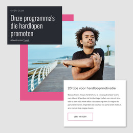 Trailrunclub - HTML-Paginasjabloon