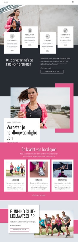 Hardloop- En Wandelgemeenschap - HTML File Creator