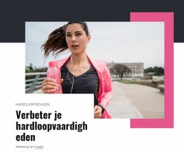 Boost Je Hardloopvaardigheden - Responsieve Websitesjablonen