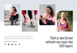 Ren Voor Een Gezonder Leven - Websjabloon