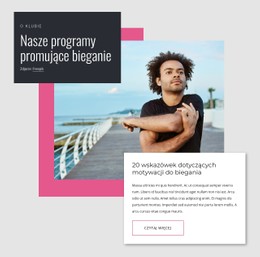 Klub Biegowy Prosty Szablon CSS