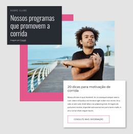 Clube De Corrida Em Trilha - Landing Page Profissional Personalizável