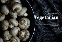 Vegan Recipes - Multi-Purpose Web Page Design