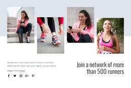 Run For A Healthier Life - Website Builder For Any Device