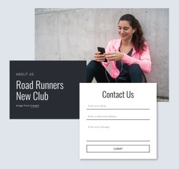 Road Runners - Free Download Website Design