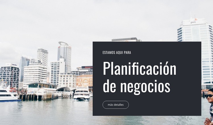 Planificación de negocios Plantilla CSS