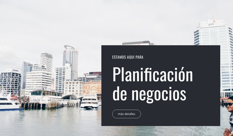 Planificación de negocios Plantilla HTML