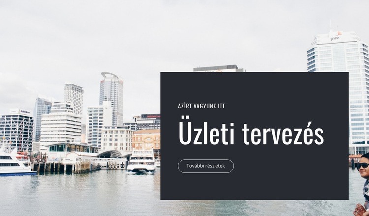 Üzleti tervezés HTML Sablon