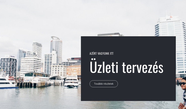 Üzleti tervezés WordPress Téma