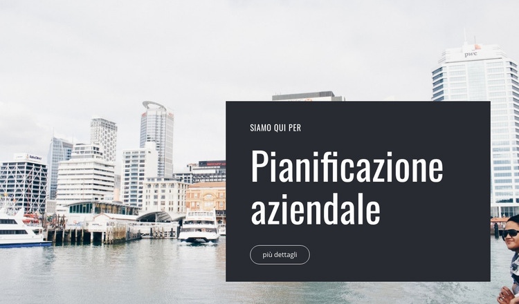 Pianificazione aziendale Progettazione di siti web