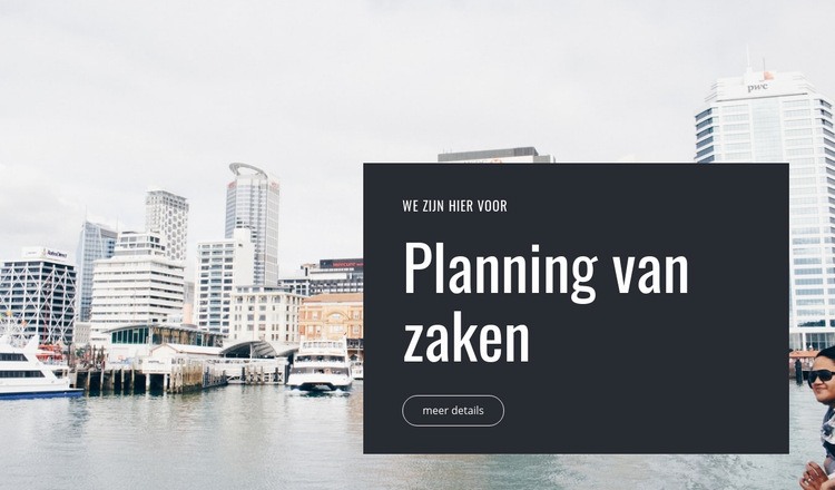 Planning van zaken Joomla-sjabloon