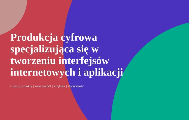 Zbuduj prosty interfejs użytkownika Szablon CSS