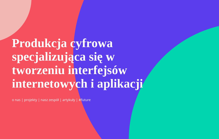 Zbuduj prosty interfejs użytkownika Szablon HTML