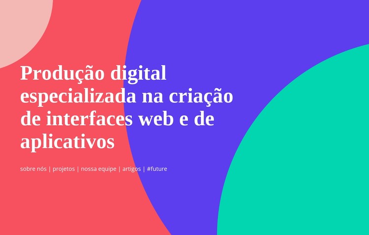 Crie uma interface de usuário simples Template CSS