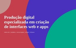 Página De Destino Multifuncional Para Crie Uma Interface De Usuário Simples