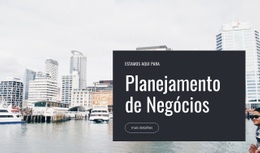 Planejando Negócios - Incrível Tema WordPress