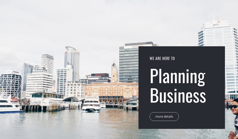 Planning business  Squarespace Template Alternative