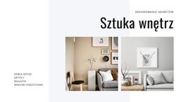 Sztuka Nowoczesna We Wnętrzach - Darmowy Szablon