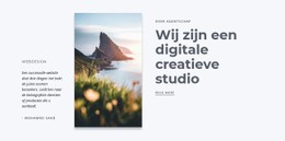 Digitale Creatieve Studio Premium CSS-Sjabloon