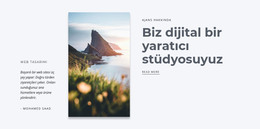 Dijital Yaratıcı Stüdyo - HTML Şablonunun Indirildiği Site