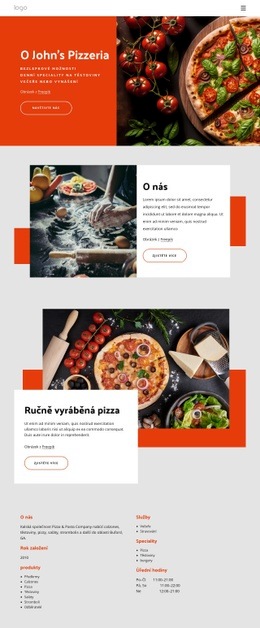 Webová Inspirace Pro O Naší Pizzerii