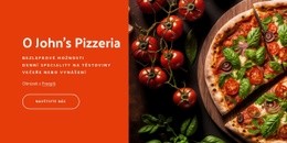 Vlastní Pizza V New Yorku – Jednoduchá Šablona Webu