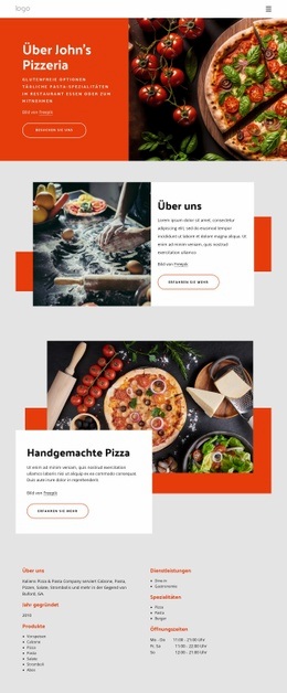 Über Unsere Pizzeria