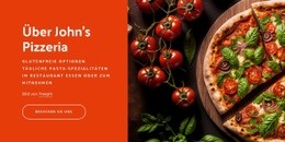 Benutzerdefinierte Pizza In New York - HTML5-Seitenvorlage